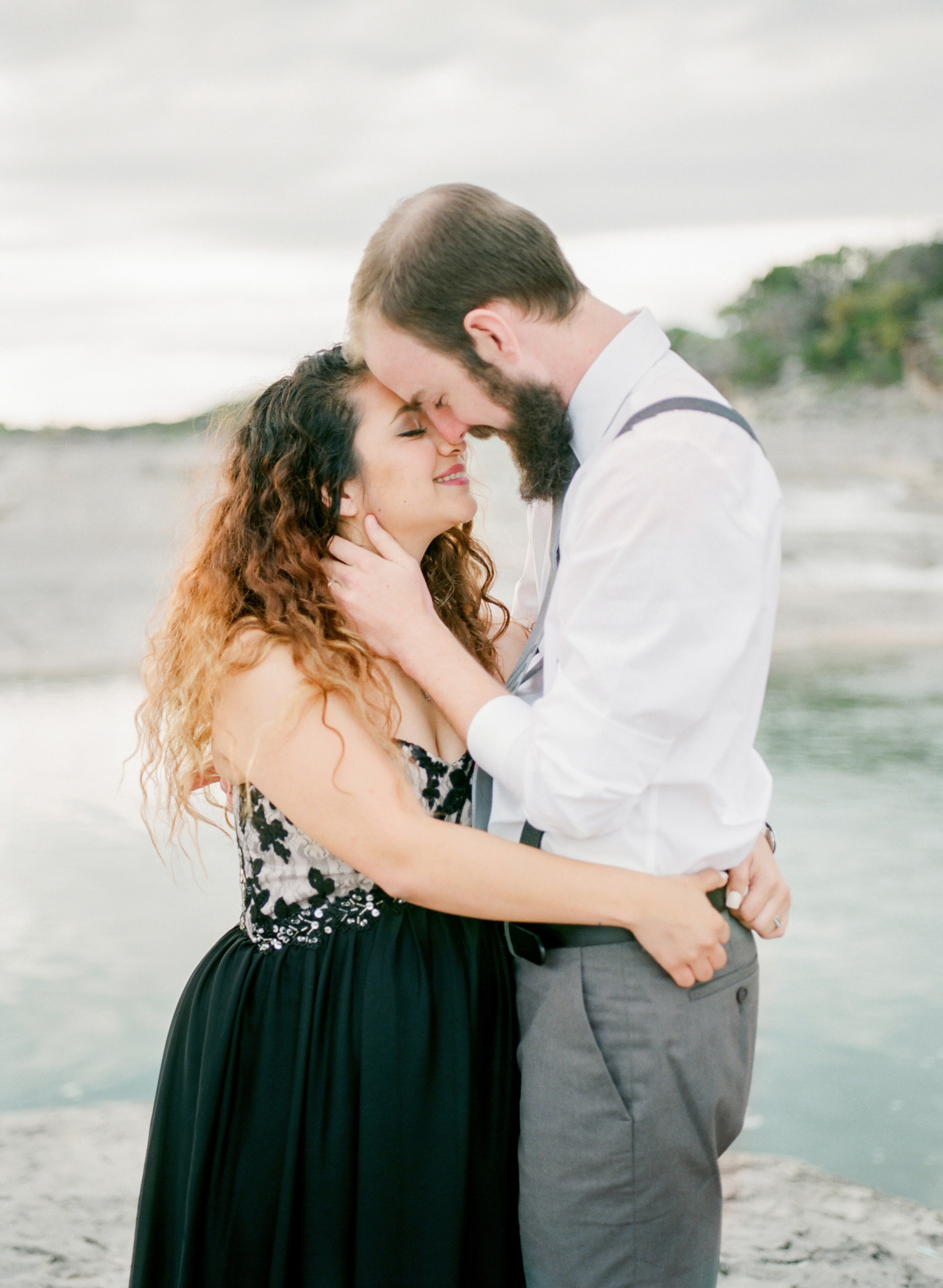 Fine art anniversary session at Pedernales Falls State Park.