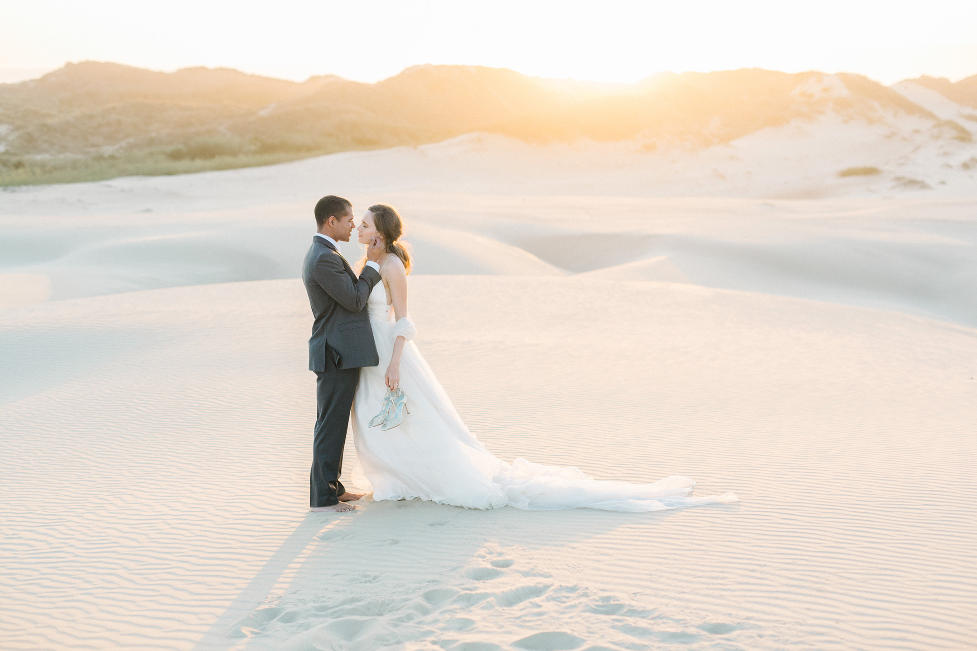 Sand dunes elopement inspiration by California elopement photographer Tenth & Grace