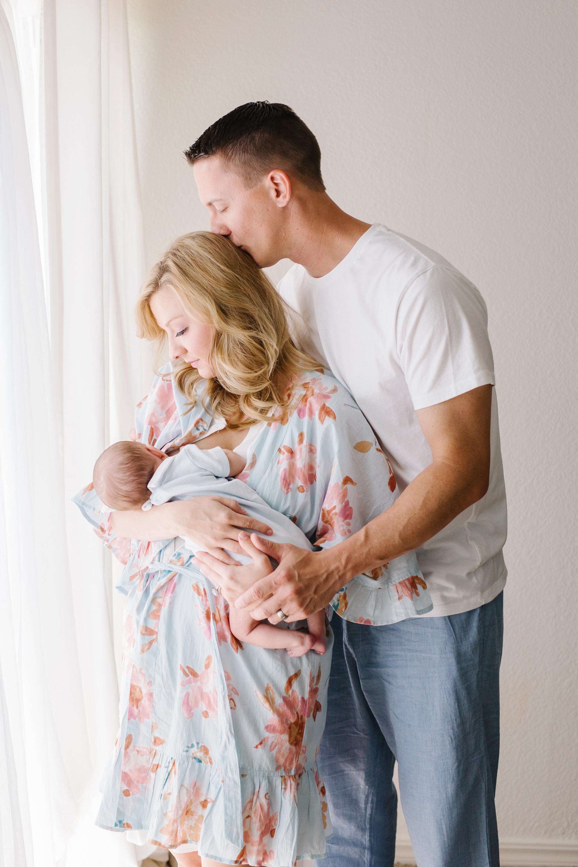 Texas newborn photographer Tenth & Grace specializes in hybrid sessions, both film and digital.