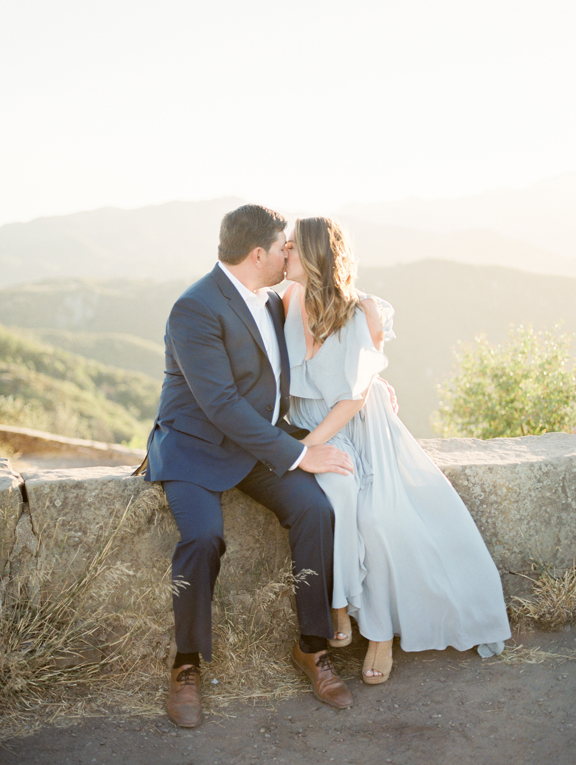 Dreamy anniversary portraits at Knapp's Castle in Santa Barbara, California.