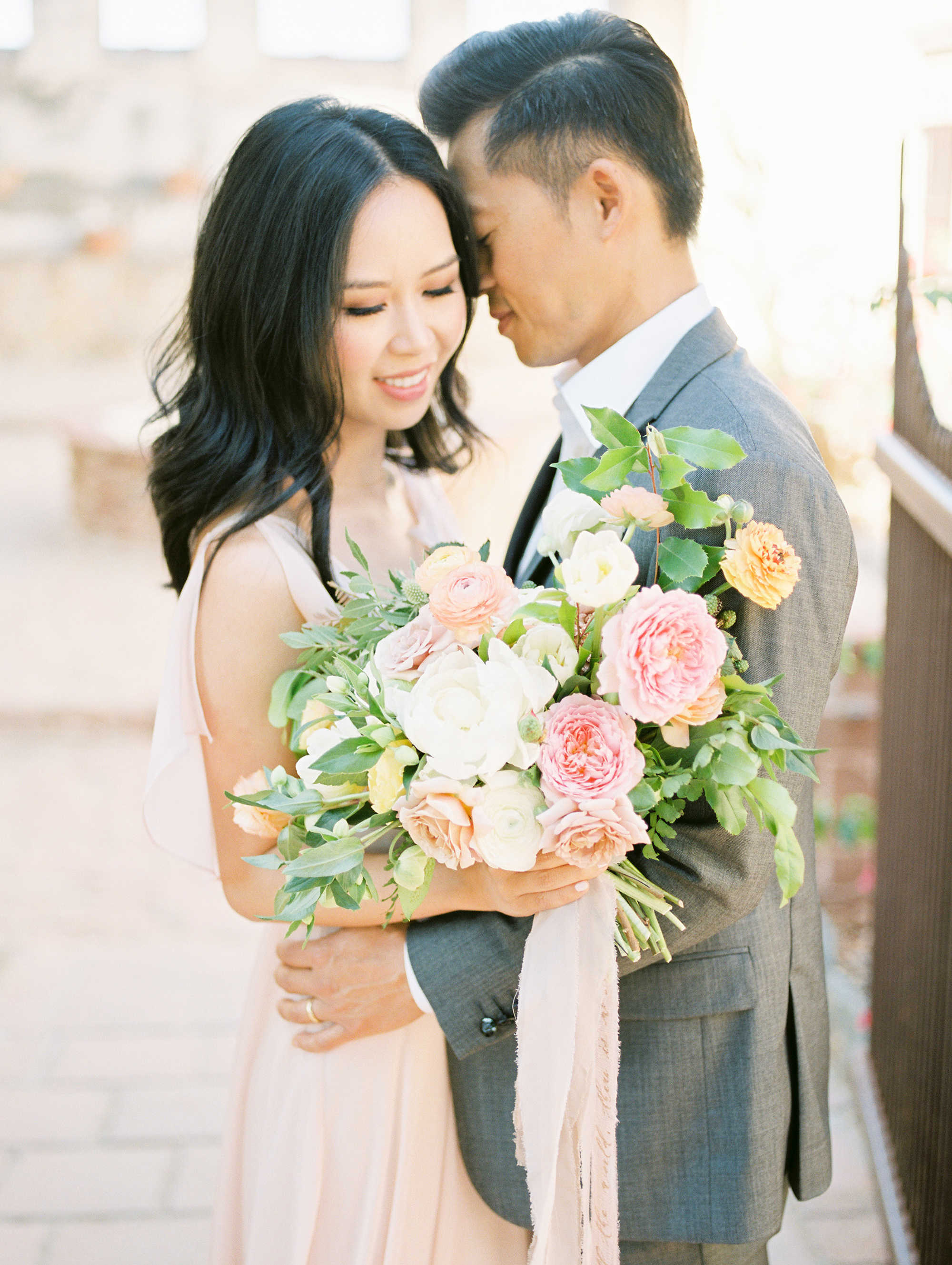 Mission San Juan Capistrano anniversary session photographed by Santa Barbara wedding photographer Tenth & Grace.