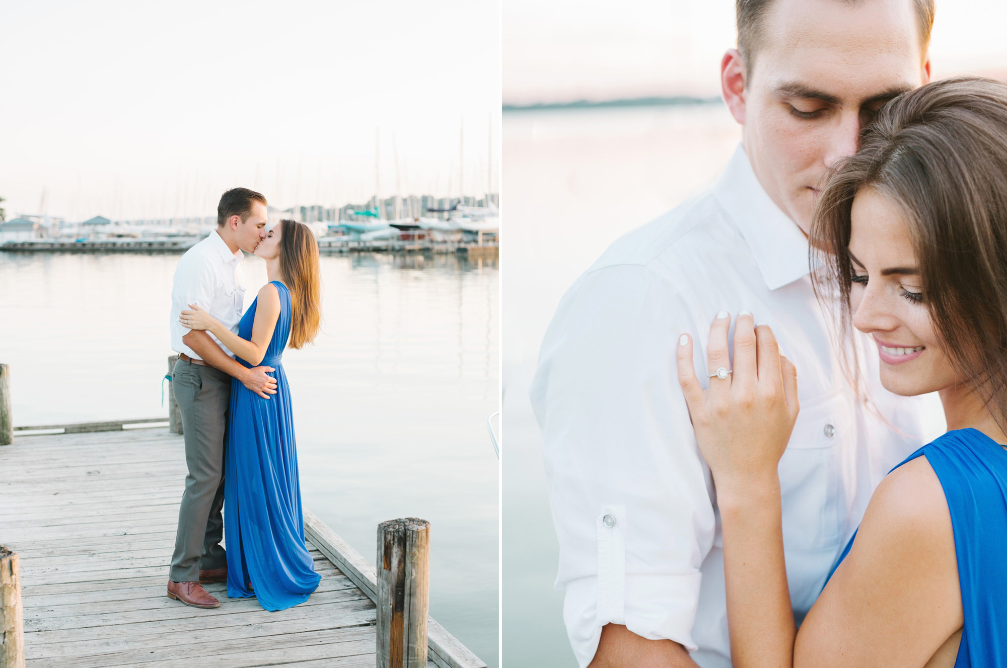 A romantic engagement session by Dallas wedding photographer Tenth & Grace.
