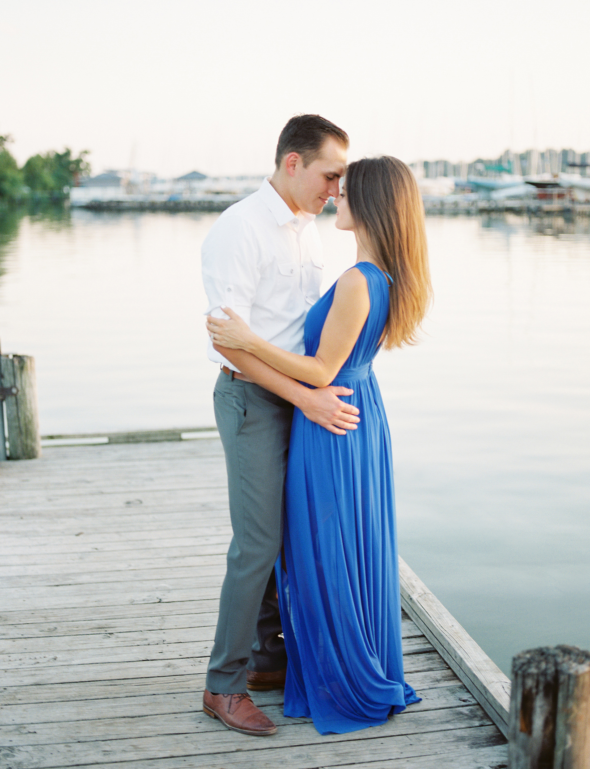 Nautical inspired engagement session in Dallas.