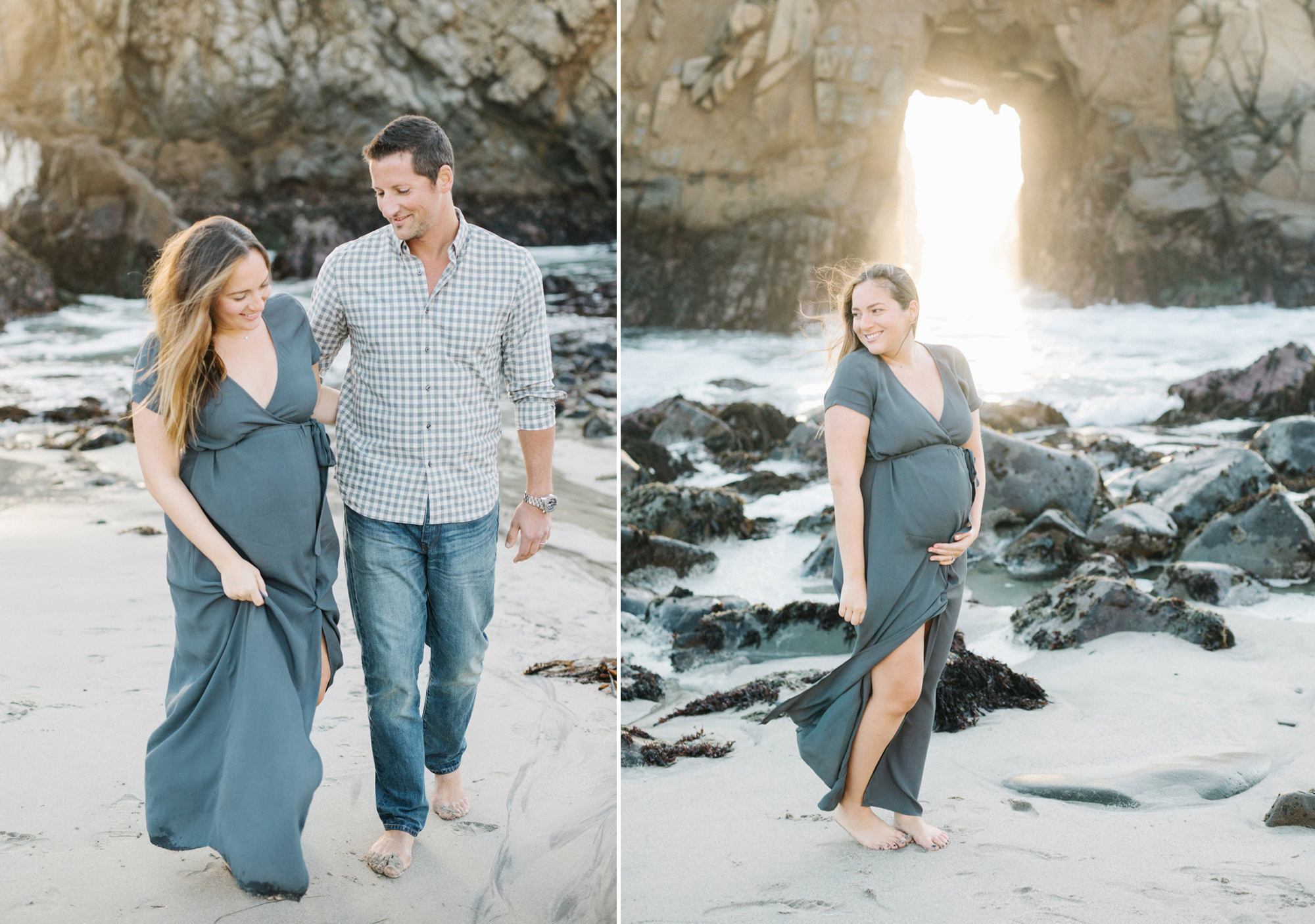 Maternity session in Big Sur