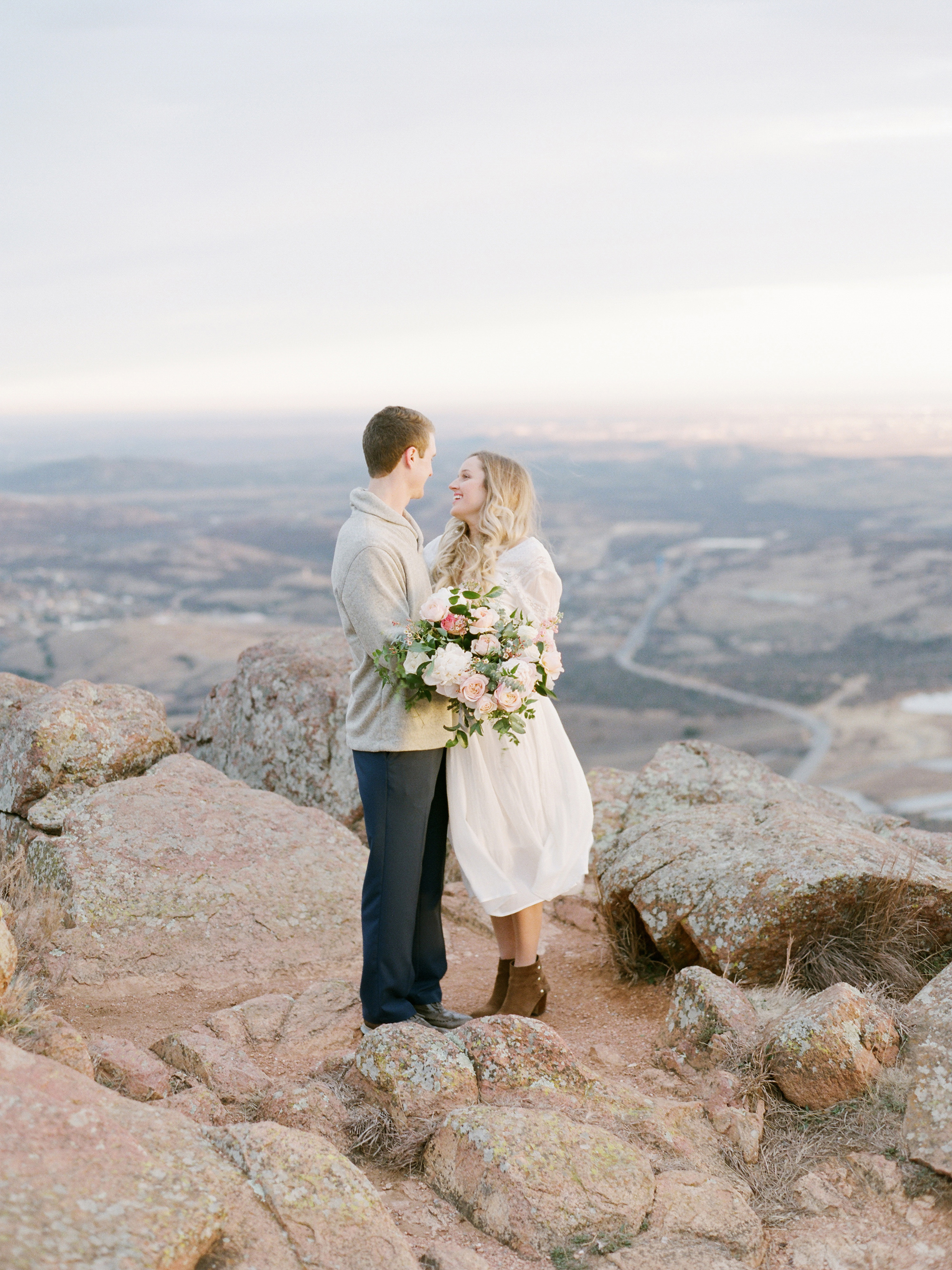 Winter engagement session inspiration by White Sparrow Barn Wedding Photographer Tenth & Grace