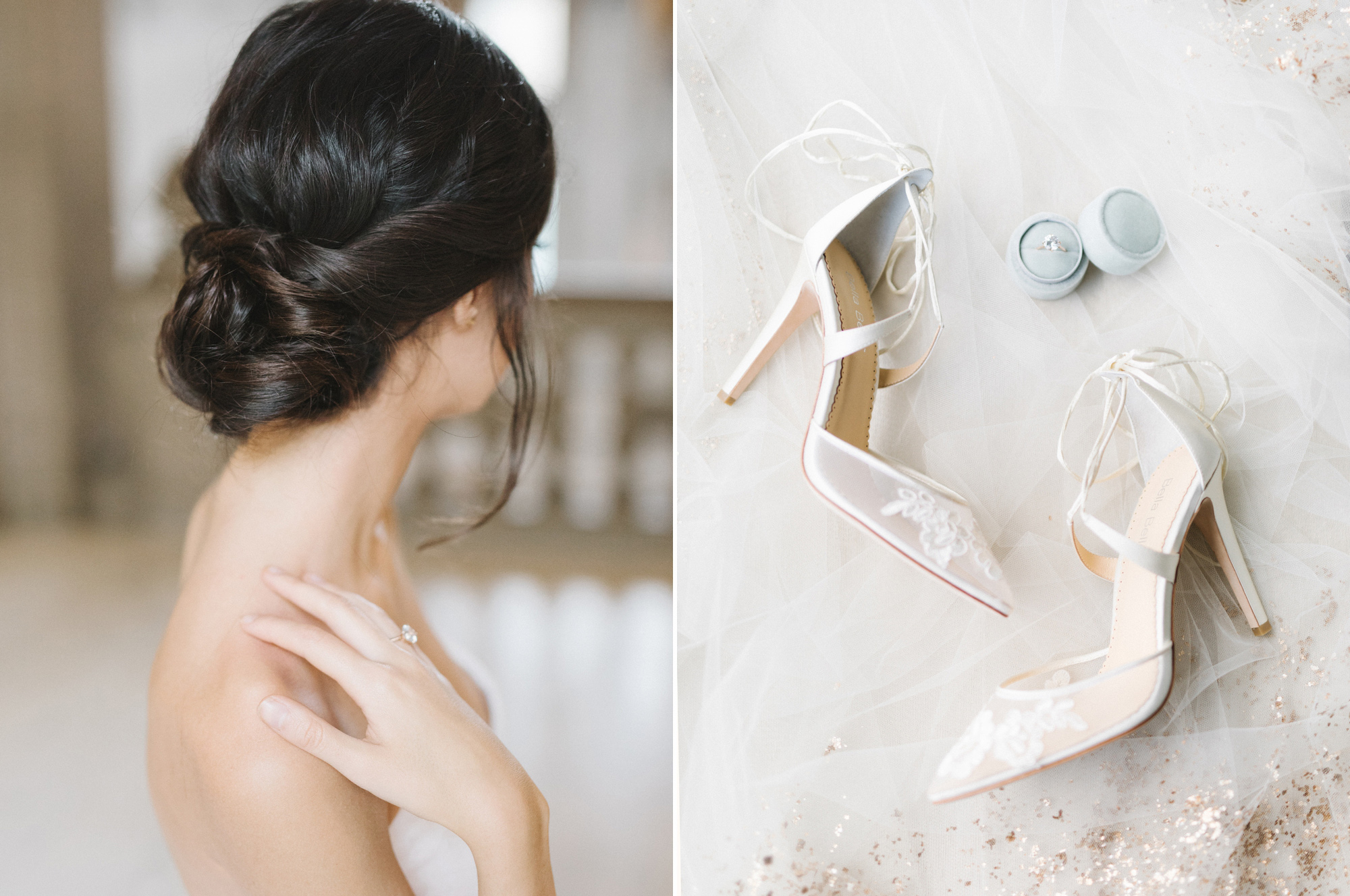 Bridal details at San Francisco City Hall