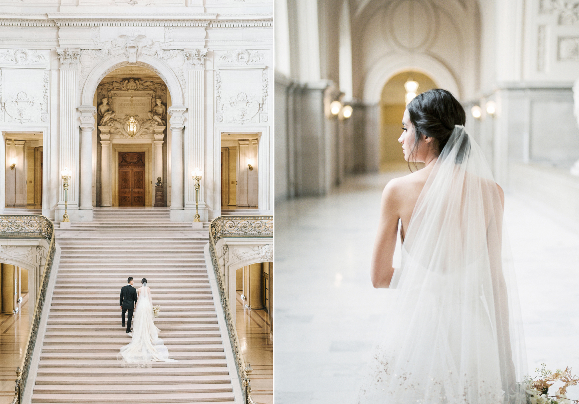 A dramatic entrance at San Francisco City Hall