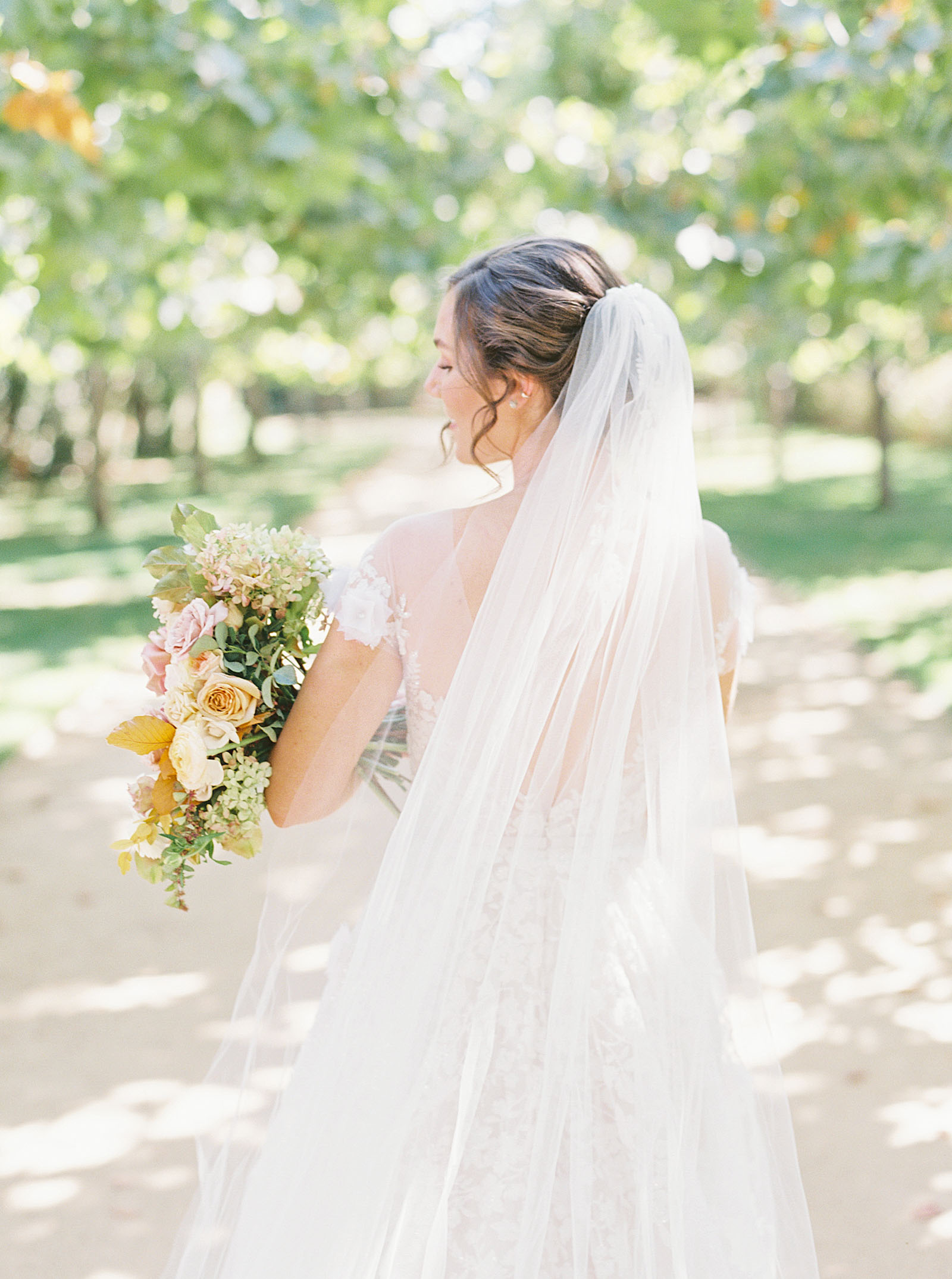 Bride at Kestrel Park in Santa Ynez